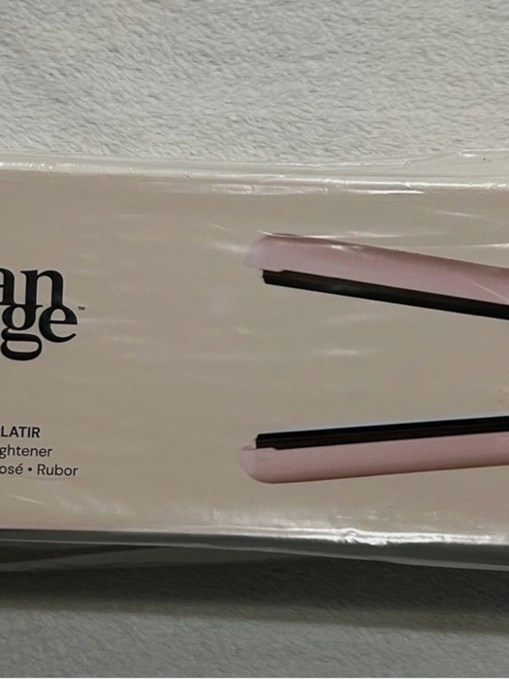 L’ange Aplatir Hair Straightener Pink Flat Iron -Brand New In Box Sealed